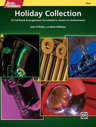 Accent on Performance: Holiday Collection Flute band method book cover Thumbnail